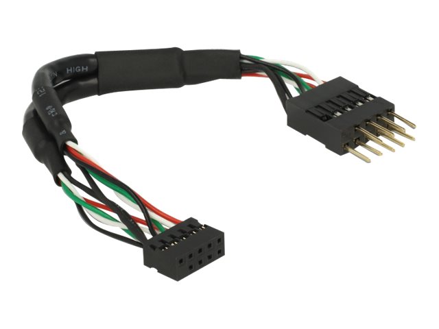 Delock USB 2.0 Pin Header - Internes USB-Kabel - 10-poliger USB-Header W (41977)