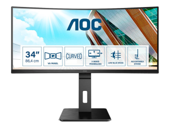 AOC Pro-line CU34P2A - P2 Series - LED-Monitor - gebogen - 86.36 cm (34)