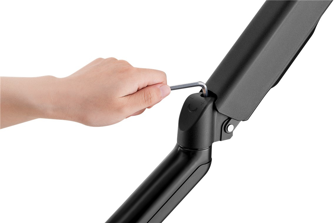 Goobay 58530 - 9 kg - 43,2 cm (17) - 81,3 cm (32) - 100 x 100 mm - Höhenverstellung - Schwarz, Ansicht 3