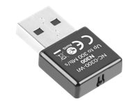 Lanberg NC-0300-WI - Kabellos - USB - 2400 Mbit/s - Schwarz, Ansicht 2