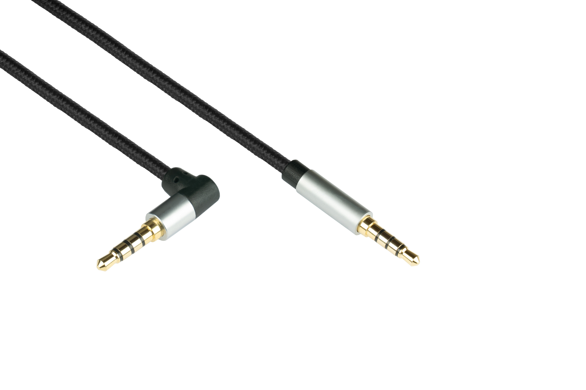PYTHON Audiokabel. Klinkenst. eins. gew. schwarz - Kabel - Audio/Multimedia, Ansicht 2