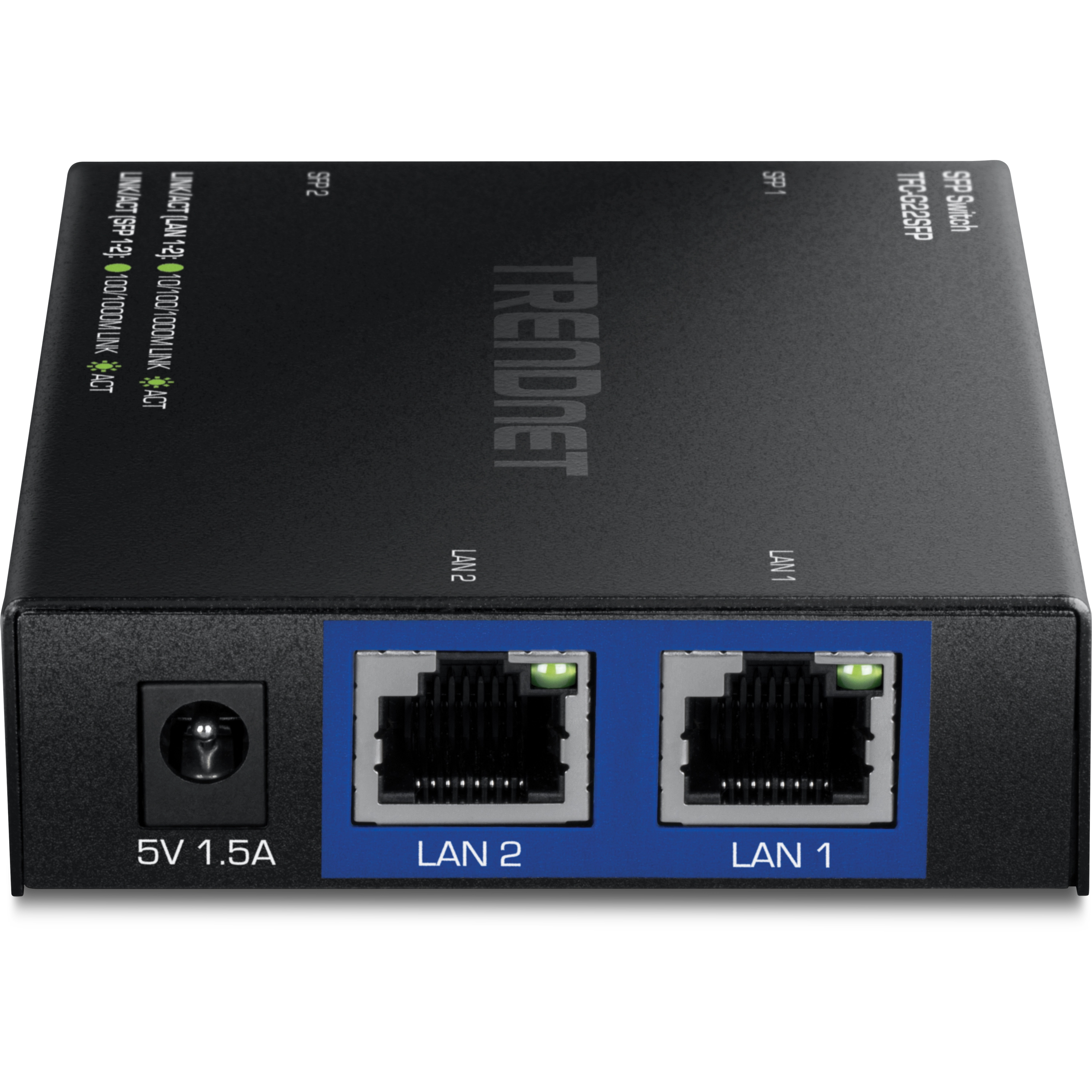 TRENDnet Switch WITH - Switch - TFC-G22SFP - Switch - 1 Gbps, Ansicht 3