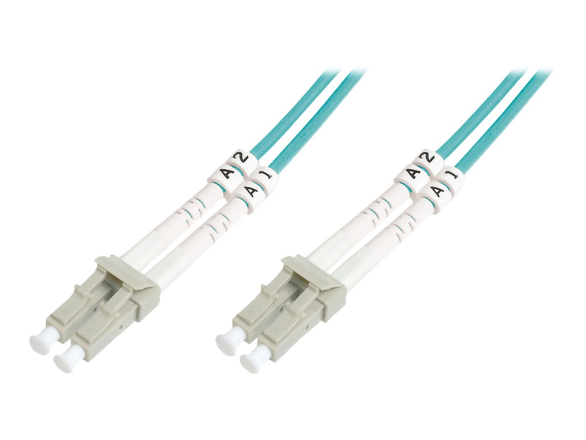 DIGITUS LWL Multimode OM 3 Patchkabel, LC / LC