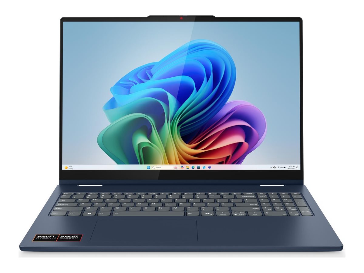 Lenovo IdeaPad 5 2-in-1 16AKP10 83KU - Flip-Design - AMD Ryzen AI 5 340 / 2 GHz - Win 11 Home - Radeon 840M - 16 GB RAM - 512 GB SSD NVMe - 40.6 cm (16")
