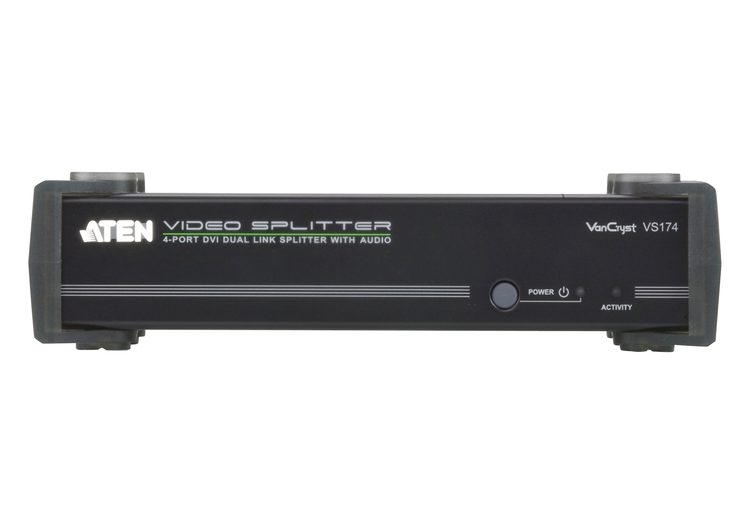 ATEN VanCryst VS174 - Video-/Audio-Splitter - 4 x DVI + 4 x Audio, Ansicht 2