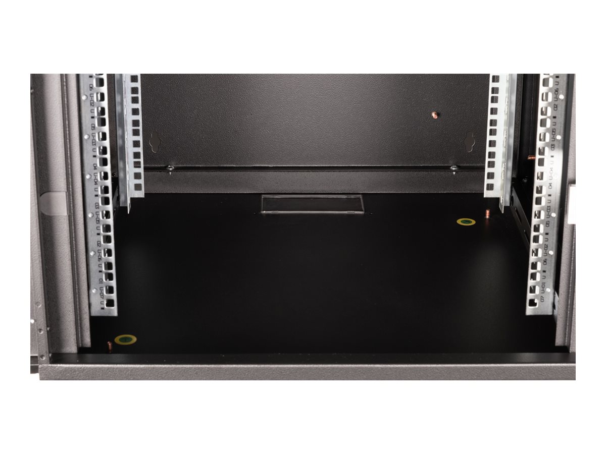 ROLINE 19 Zoll Wandgehäuse Pro 7 HE 600x600 BxT schwarz - Wandgehäuse, Ansicht 3