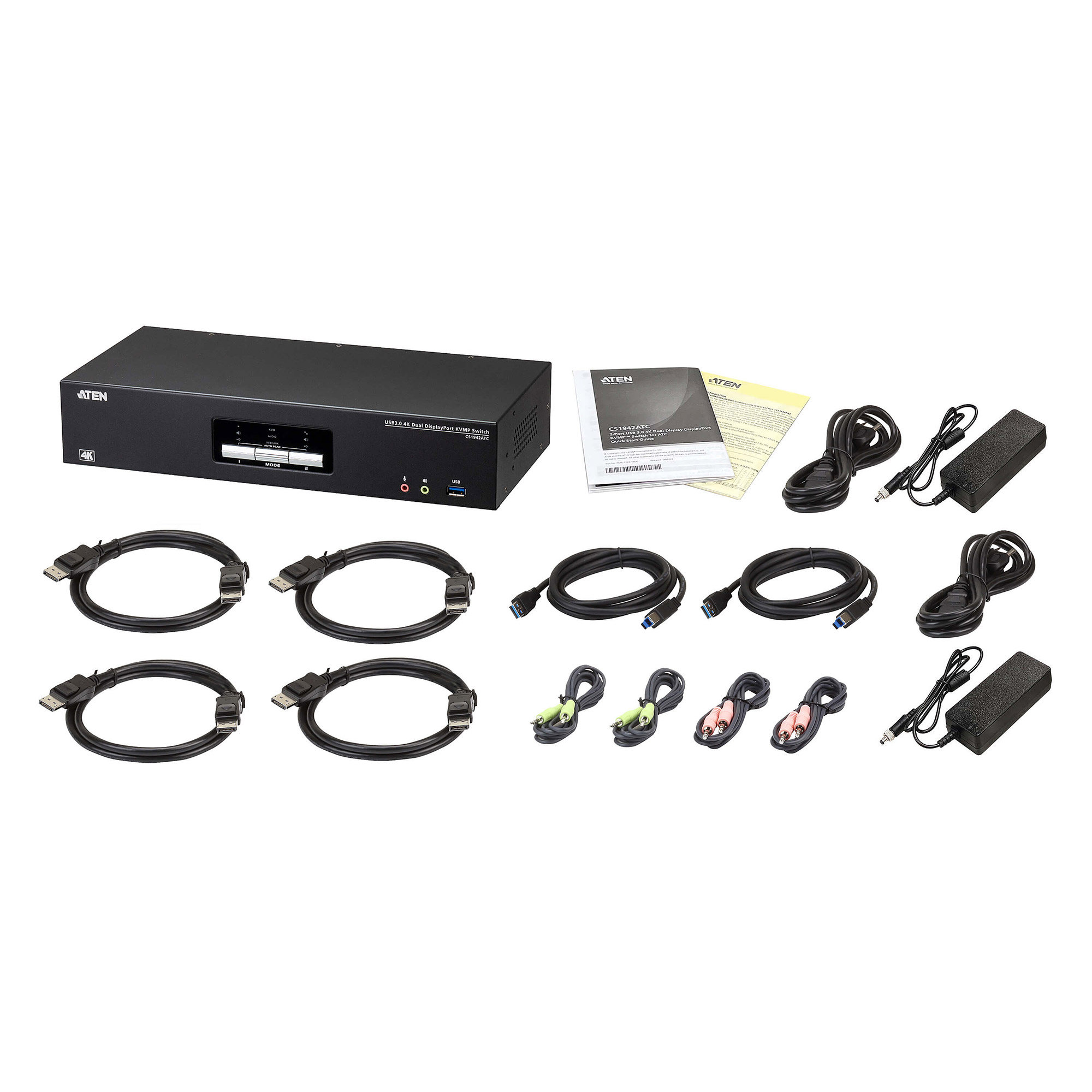 ATEN CS1942ATC - KVM-Audio-seriellerUSB-Switch