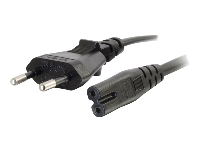 C2G Non-Polarised Power Cord - Stromkabel - power IEC 60320 C7 zu power CEE 77 (M)