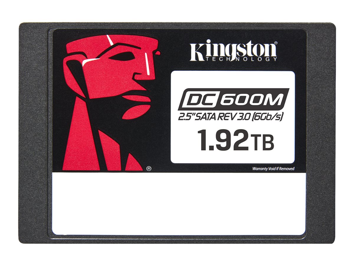 Kingston DC600M - SSD - Mixed Use - verschlüsselt - 1.92 TB - intern - 2.5" (6.4 cm)