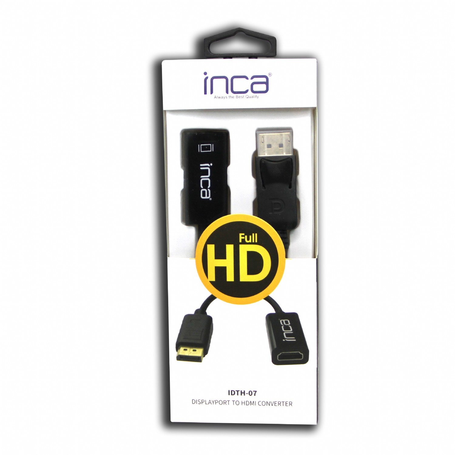 INCA Adapter IDTH-07 DisplayPort> HDMI 4K retail - Adapter - Digital/Display/Video, Ansicht 4