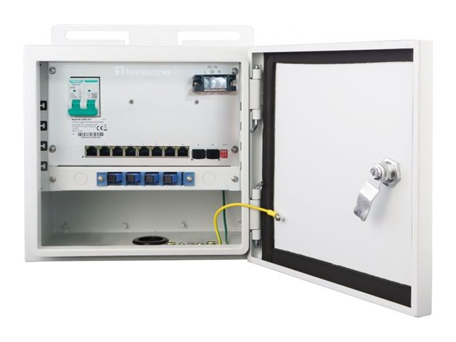 LevelOne Switch - Smart - 8 x 10/100/1000