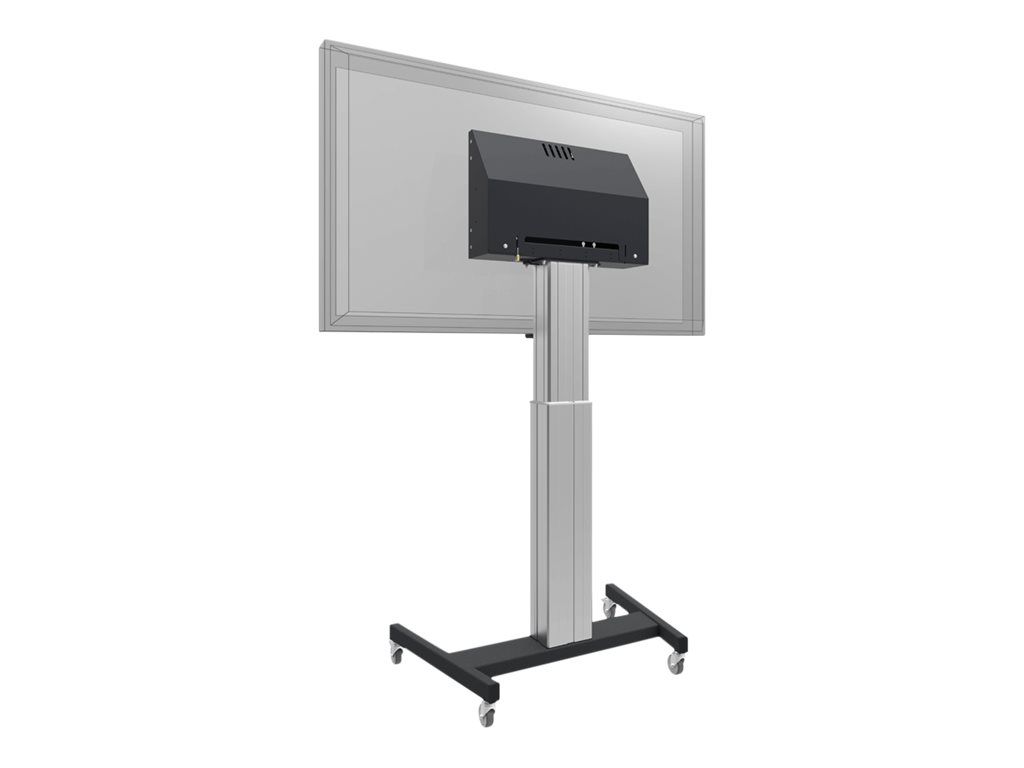 SmartMetals Mounting Solutions Floor Lift XL - Wagen - für Touchscreen Bildschirm bis zu 86 - Schwarz, Ansicht 3