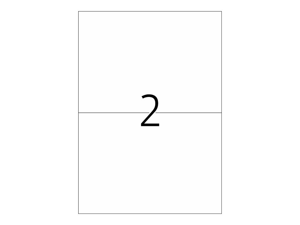 HERMA Special - Matt - permanent selbstklebend - weiß - 210 x 148 mm 50 Etikett(en) (25 Bogen x 2)