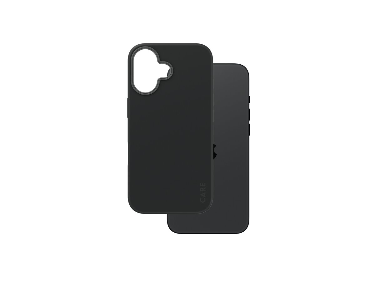 PanzerGlass CARE - iPhone 16 Case - kompatibel mit MagSafe - Thermoplastisches Polyurethan (TPU) - Schwarz, Ansicht 2