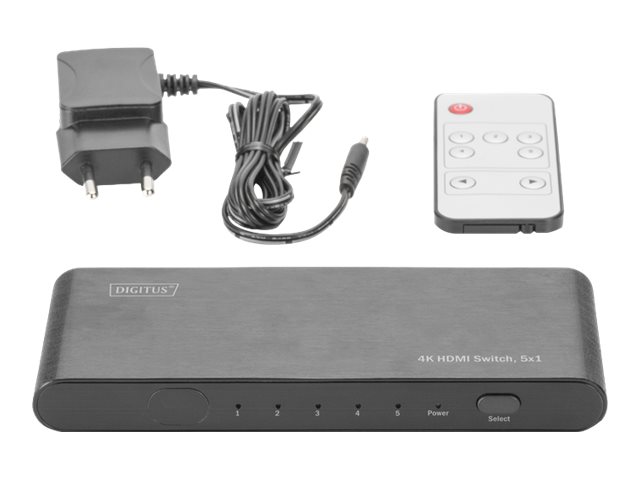 DIGITUS 4K HDMI switch DS-45317 - VideoAudio-Schalter